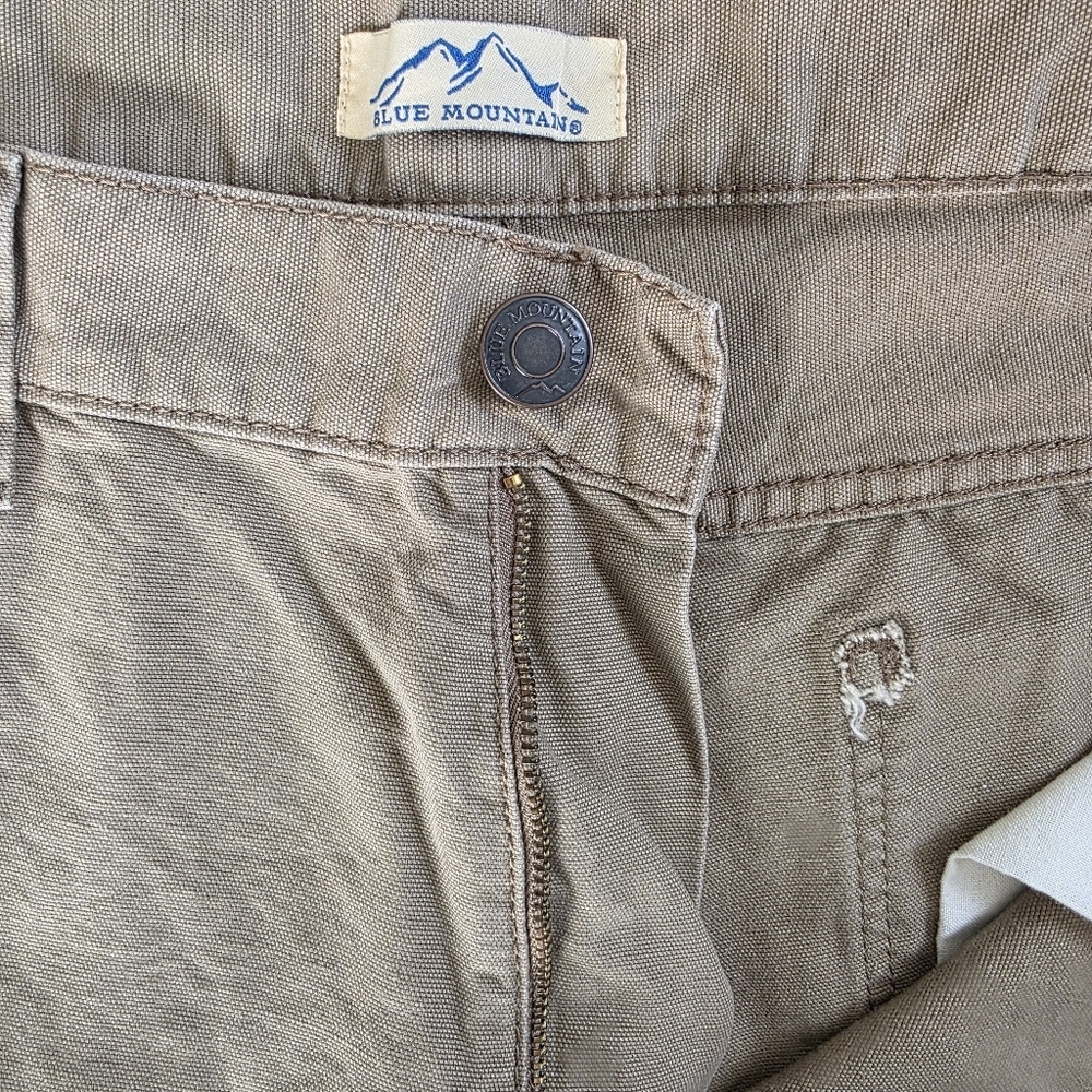 🔥5 FOR $25🔥Blue Mountain Khaki Carpenter Pants, Mens Size 40x32 - Picture 5 of 6